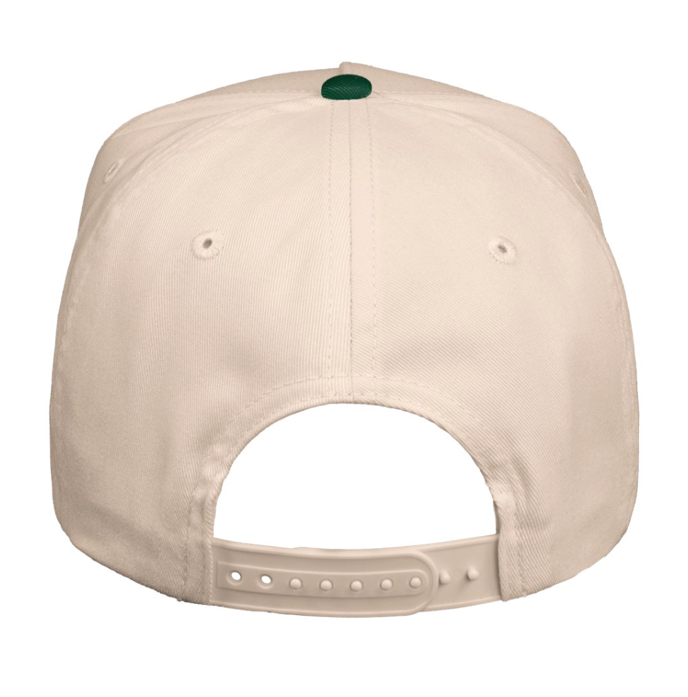 Coosh's Five-Panel Twill Cap- Green - Image 2